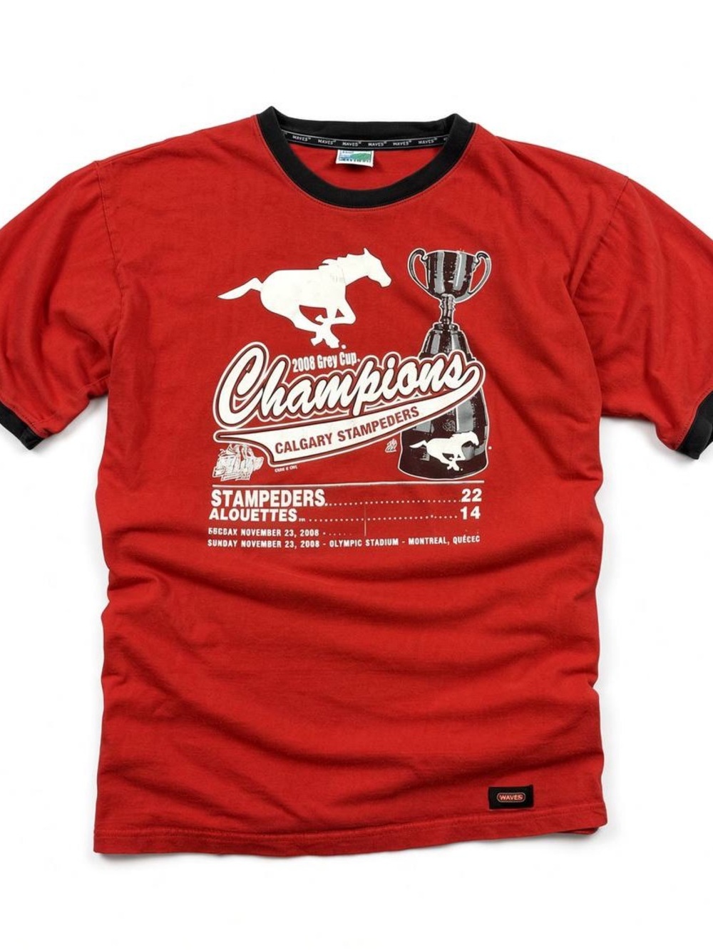 Calgary Stampeders Red 'Champions' Graphic Tee